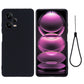 Pure Color Liquid Silicone Shockproof Full Coverage Case