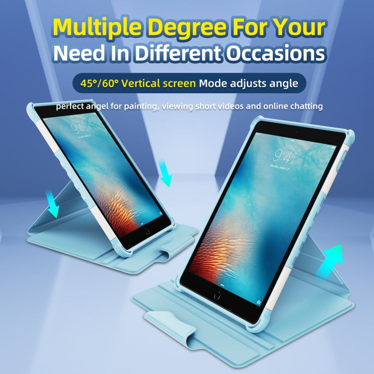 360 Degree Rotating Armored Smart Tablet Leather Case