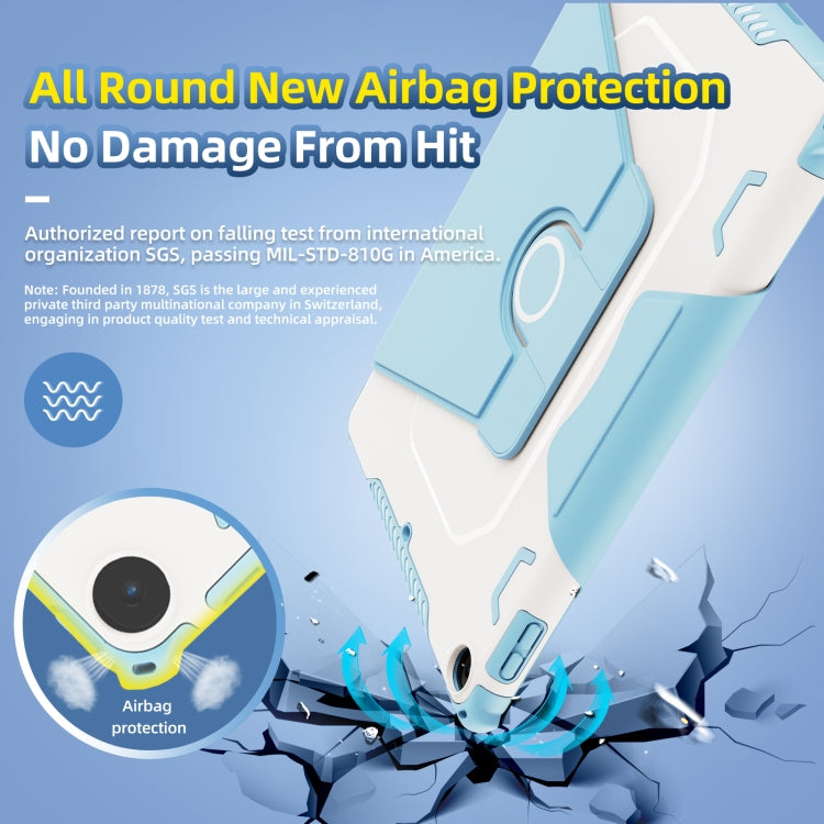 360 Degree Rotating Armored Smart Tablet Leather Case