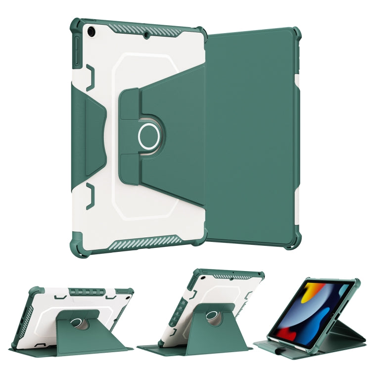 360 Degree Rotating Armored Smart Tablet Leather Case