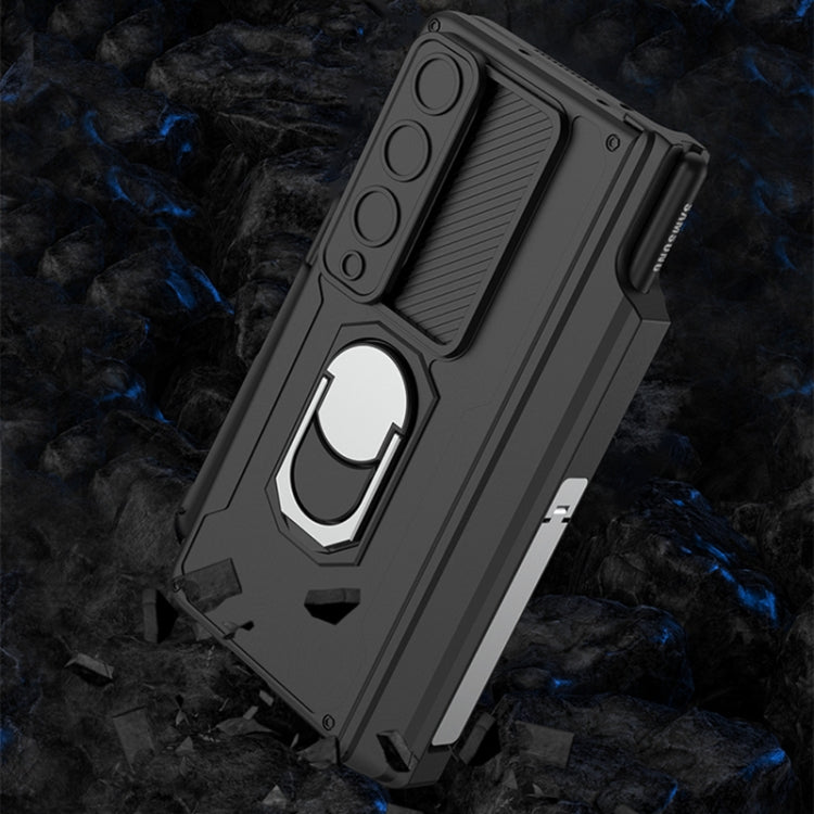 GKK Integrated Magnetic Folding Phone Case with Pen Case