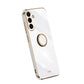 XINLI Straight Edge Electroplate TPU Phone Case with Ring