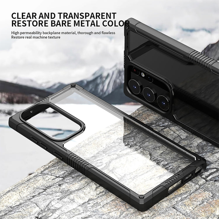 iPAKY Transparent PC + TPU Shockproof Phone Case