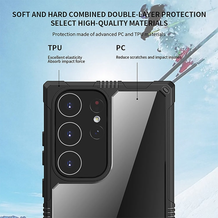 iPAKY Transparent PC + TPU Shockproof Phone Case