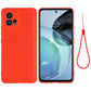 Pure Color Liquid Silicone Shockproof Full Coverage Phone Case