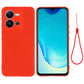 Pure Color Liquid Silicone Shockproof Full Coverage Phone Case