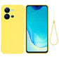 Pure Color Liquid Silicone Shockproof Full Coverage Phone Case