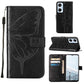 Embossed Butterfly Flip Leather Phone Case