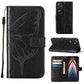 Embossed Butterfly Flip Leather Phone Case