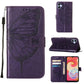 Embossed Butterfly Flip Leather Phone Case
