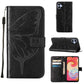 Embossed Butterfly Flip Leather Phone Case