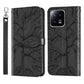 Life Tree Embossing Pattern Leather Phone Case