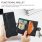 JEEHOOD Retro Magnetic Detachable Wallet Phone Case