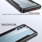 iPAKY Thunder Series Aluminum Frame + TPU Bumper + Clear PC Shockproof Phone Case