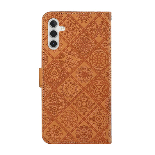 Ethnic Style Embossed Pattern Leather Phone Case