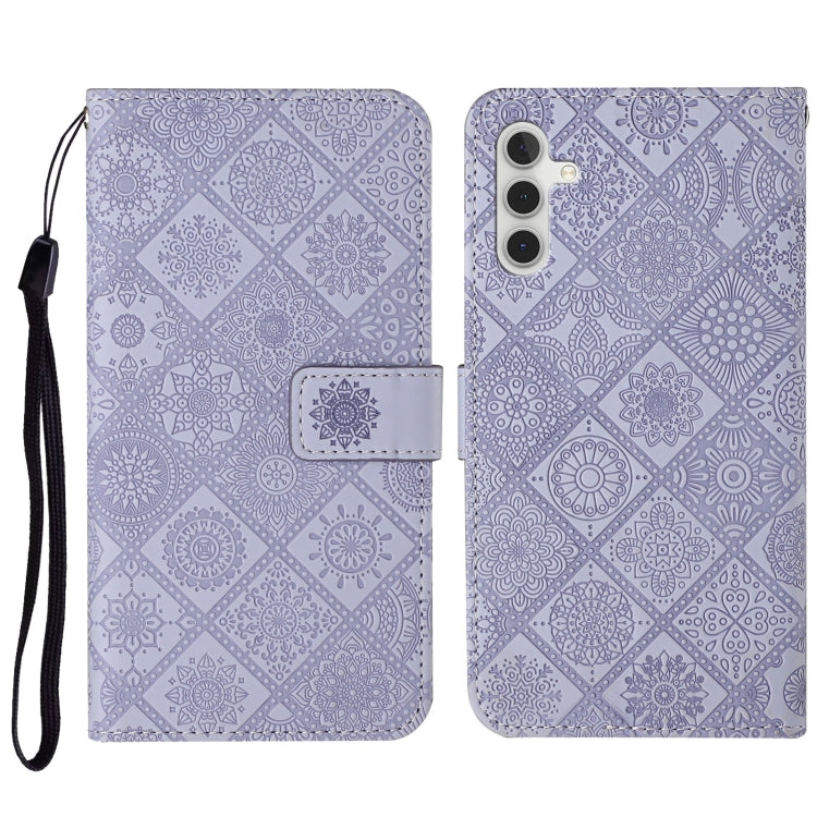 Ethnic Style Embossed Pattern Leather Phone Case