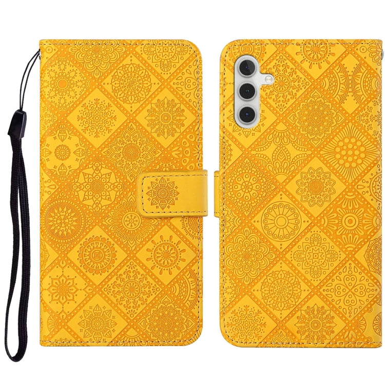 Ethnic Style Embossed Pattern Leather Phone Case