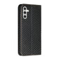 Carbon Fiber Texture Flip Holder Leather Phone Case
