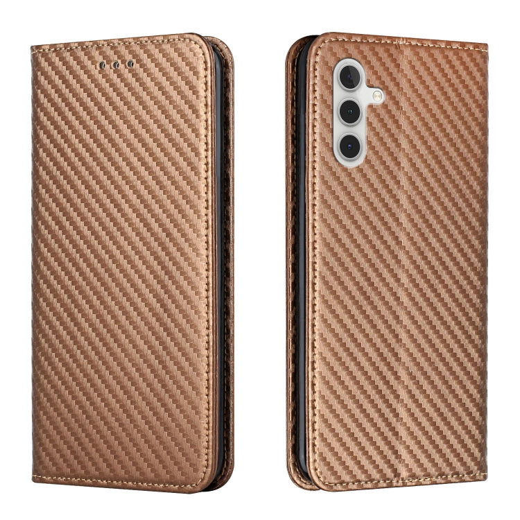 Carbon Fiber Texture Flip Holder Leather Phone Case
