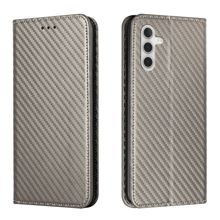 Carbon Fiber Texture Flip Holder Leather Phone Case