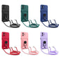 Ring Kickstand Card Wallet TPU Phone Case with Lanyard