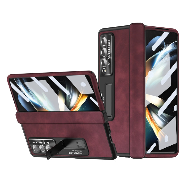 Napa Pattern All-inclusive Magnetic Phone Case