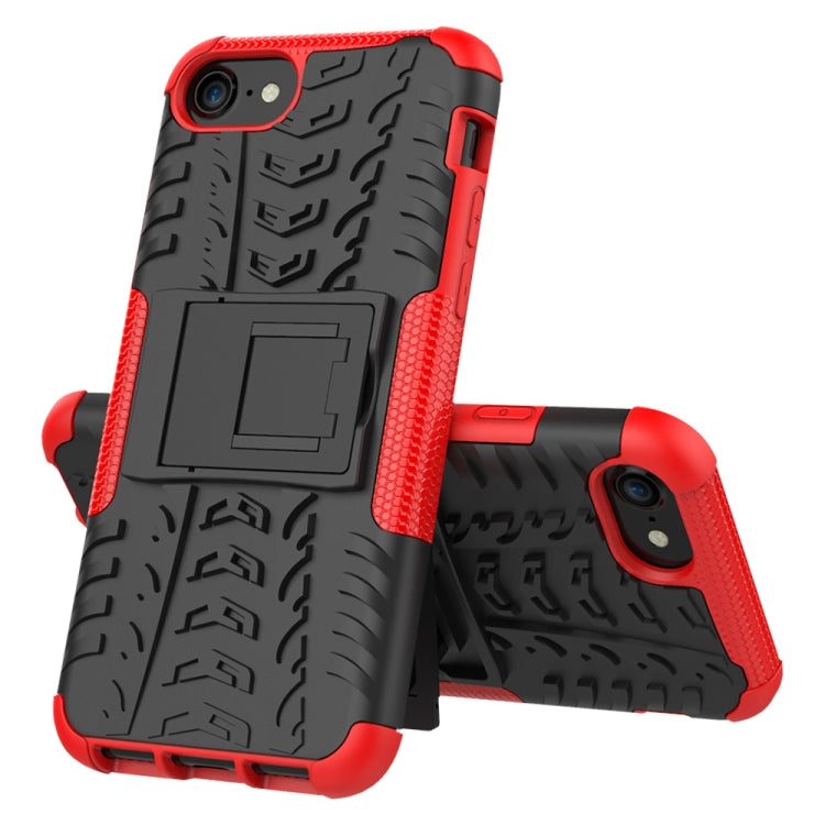Tire Texture Shockproof TPU+PC Protective Case with Holder, For iPhone SE 2022 / SE 2020, For Sony Xperia 10 Ⅱ, For Huawei Honor Play 9A, For Galaxy M30s, For Galaxy M31