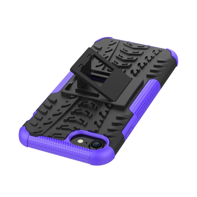 Tire Texture Shockproof TPU+PC Protective Case with Holder, For iPhone SE 2022 / SE 2020, For Sony Xperia 10 Ⅱ, For Huawei Honor Play 9A, For Galaxy M30s, For Galaxy M31