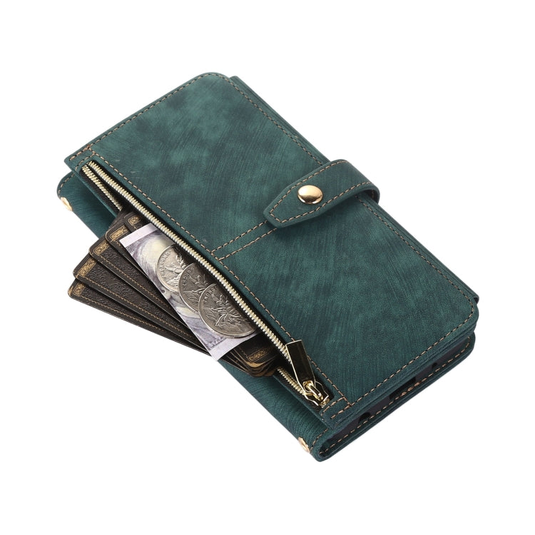 Dream 9-Card Wallet Zipper Bag Leather Phone Case
