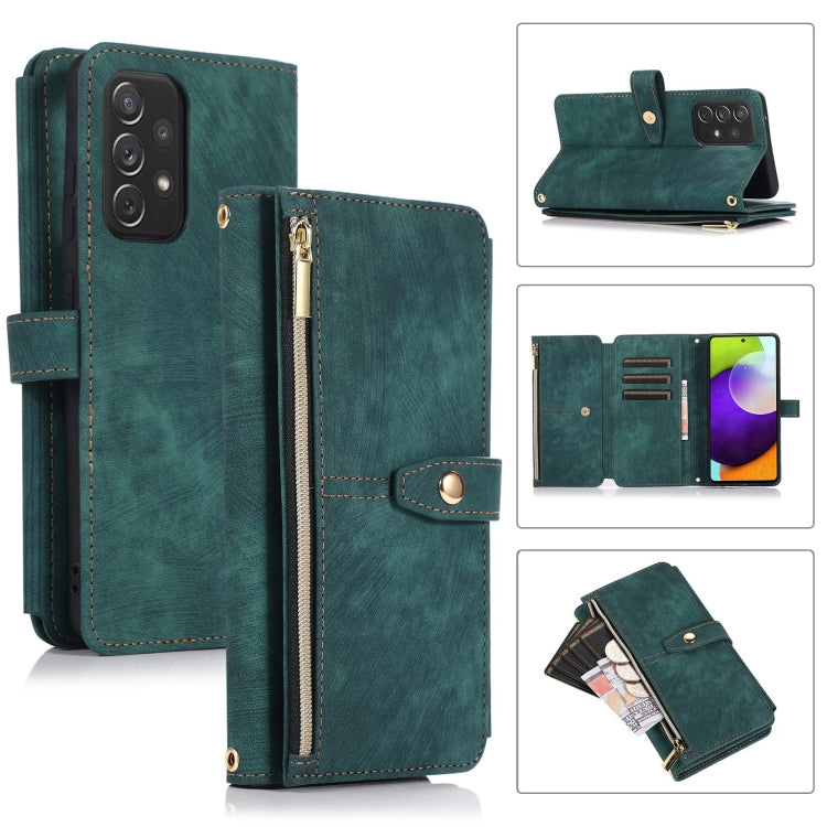 Dream 9-Card Wallet Zipper Bag Leather Phone Case