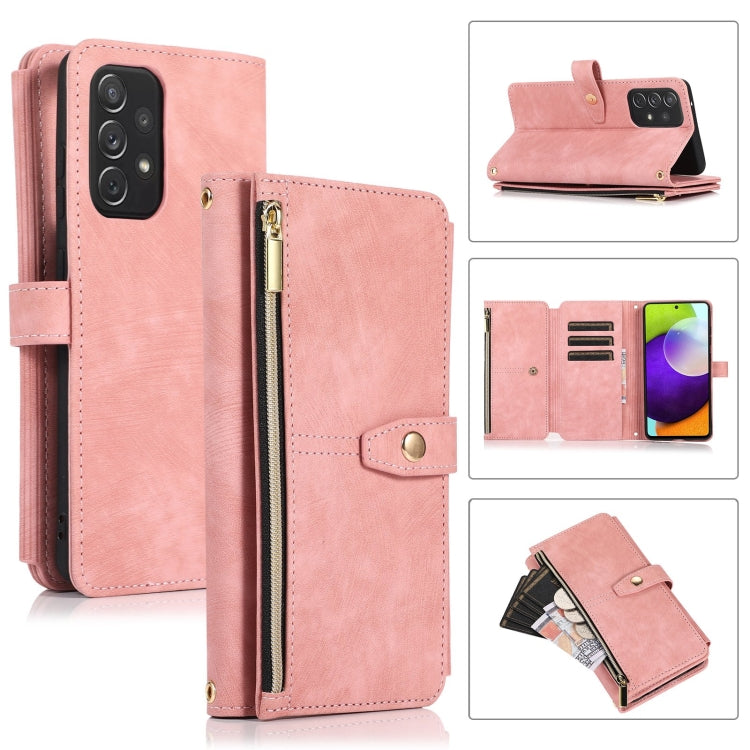 Dream 9-Card Wallet Zipper Bag Leather Phone Case