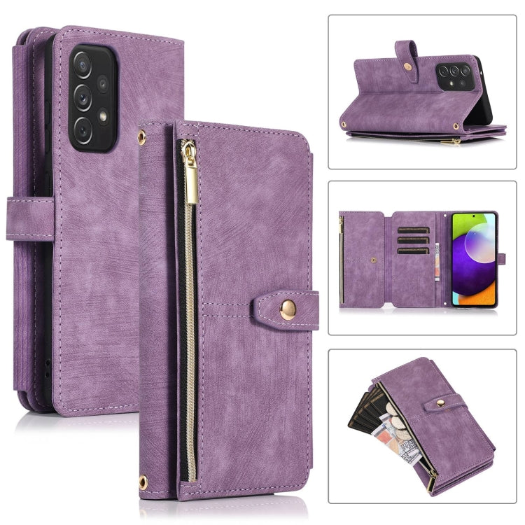 Dream 9-Card Wallet Zipper Bag Leather Phone Case