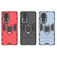 Shockproof PC + TPU Phone Case with Magnetic Ring Holder