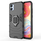 Shockproof PC + TPU Phone Case with Magnetic Ring Holder