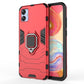 Shockproof PC + TPU Phone Case with Magnetic Ring Holder