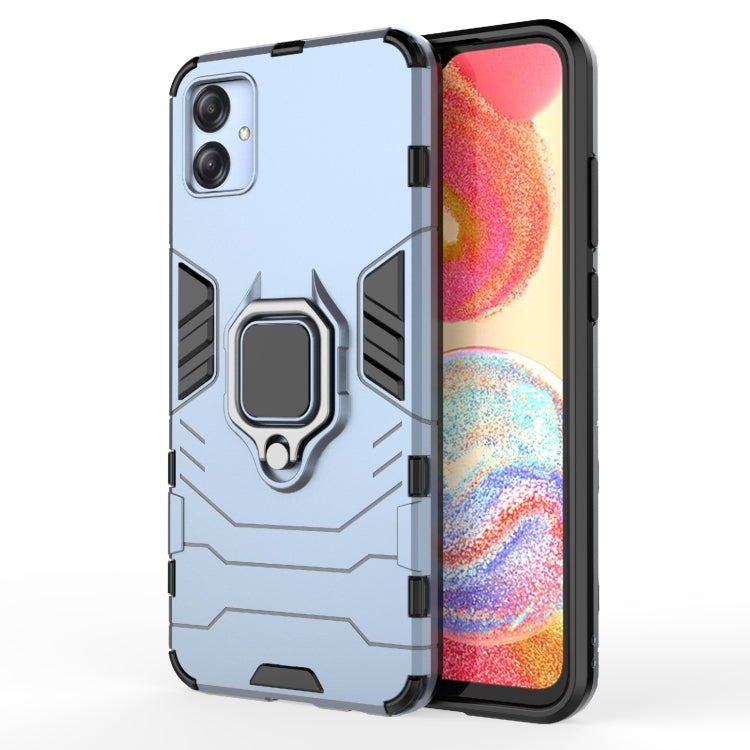 Shockproof PC + TPU Phone Case with Magnetic Ring Holder