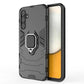 Shockproof PC + TPU Phone Case with Magnetic Ring Holder