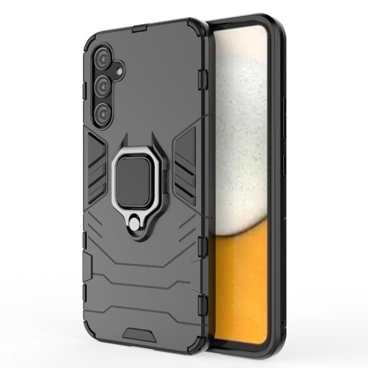 Shockproof PC + TPU Phone Case with Magnetic Ring Holder