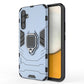 Shockproof PC + TPU Phone Case with Magnetic Ring Holder
