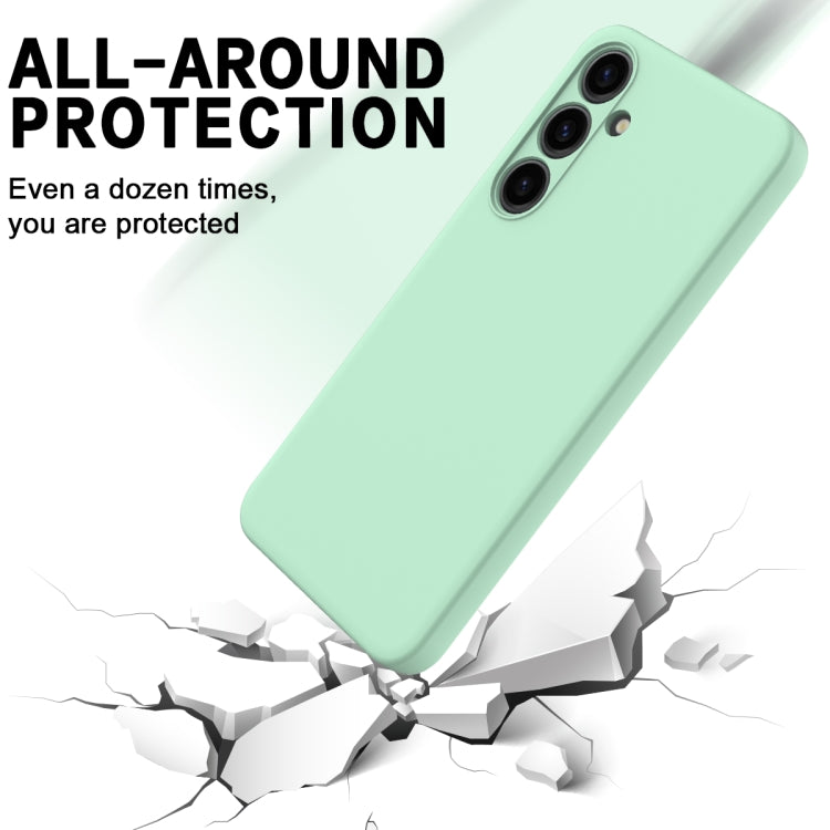 Solid Color Liquid Silicone Dropproof Full Coverage Phone Case