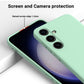 Solid Color Liquid Silicone Dropproof Full Coverage Phone Case