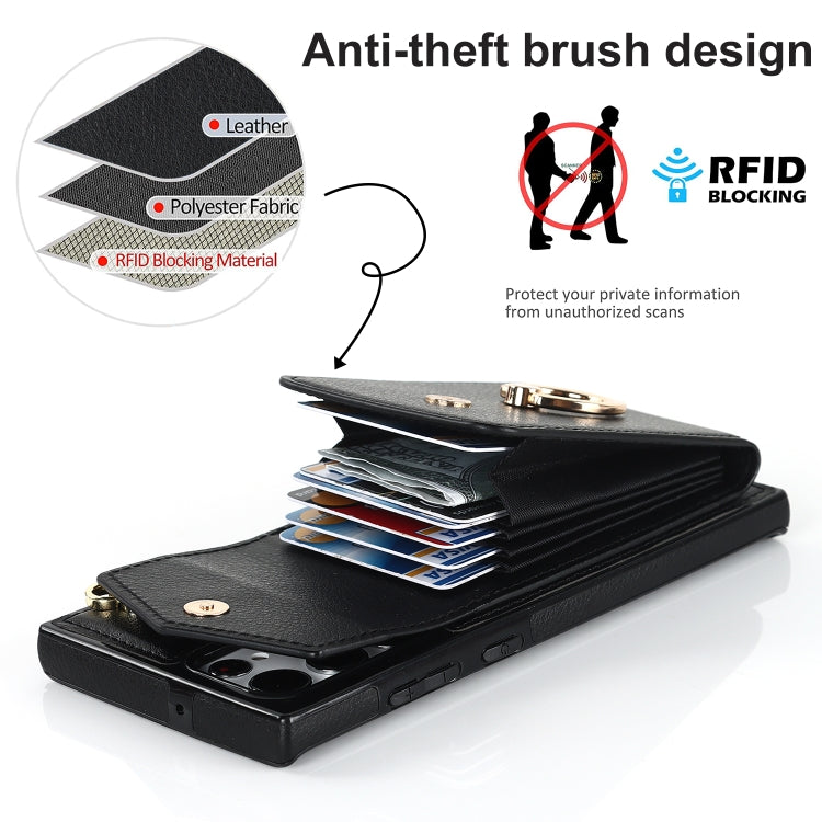 Ring Holder RFID Card Slot Phone Case