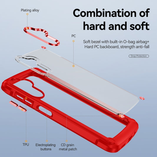 Soft TPU Clear PC Shockproof Phone Case