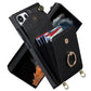 Ring Holder RFID Card Slot Phone Case with Long Lanyard
