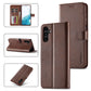 LC.IMEEKE Calf Texture Leather Phone Case