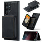JEEHOOD Magnetic Zipper Horizontal Flip Leather Phone Case