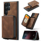 JEEHOOD Magnetic Zipper Horizontal Flip Leather Phone Case