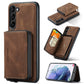 JEEHOOD Magnetic Zipper Horizontal Flip Leather Phone Case