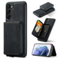 JEEHOOD Magnetic Zipper Horizontal Flip Leather Phone Case