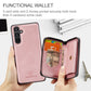 JEEHOOD Magnetic Zipper Horizontal Flip Leather Phone Case
